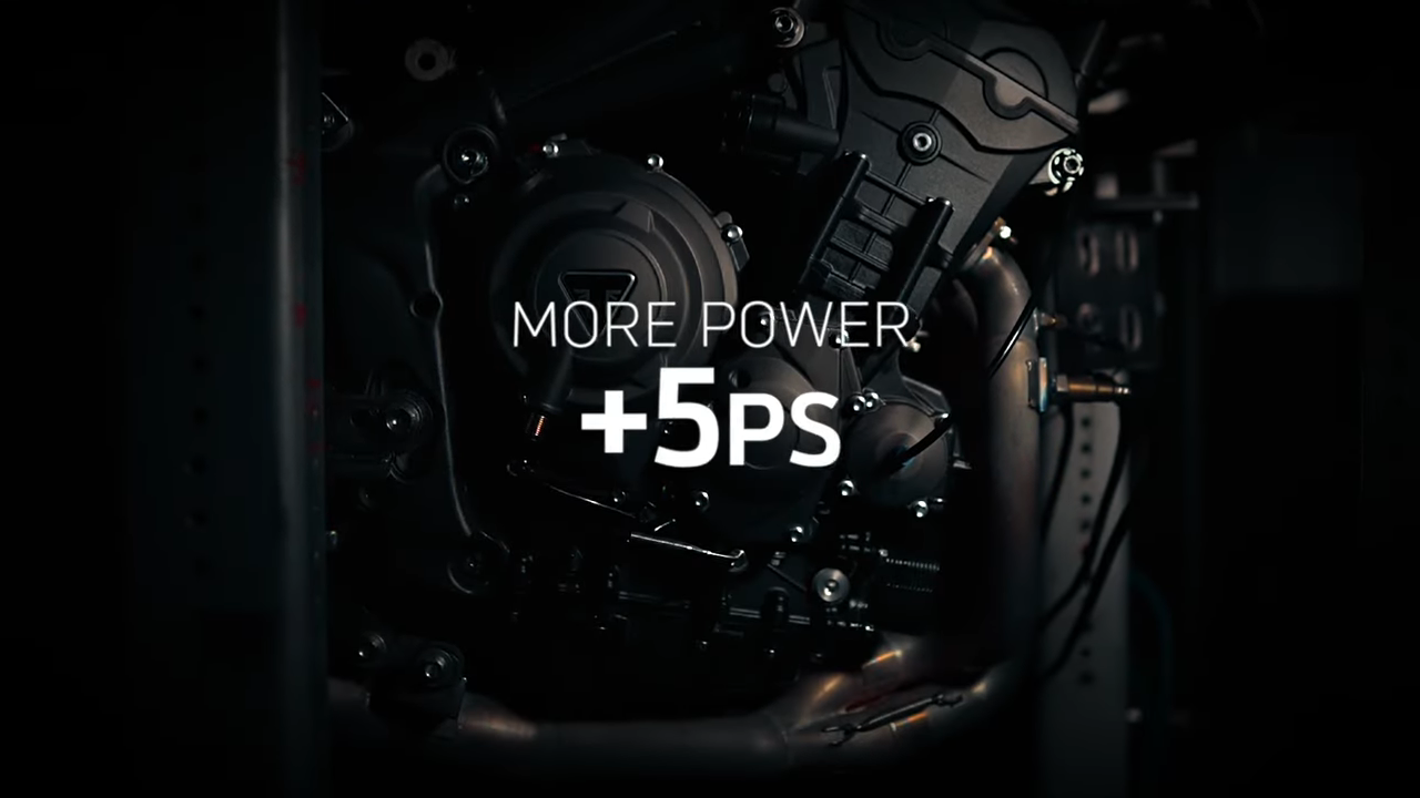 2023年TRIUMPH將這顆765c.c.引擎更新後馬力再漲5ps