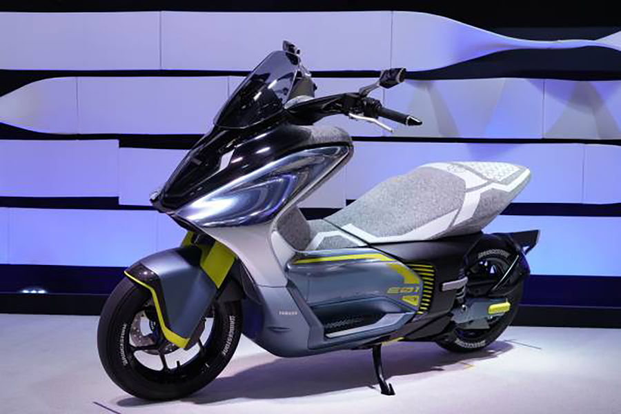 YAMAHA在2019年東京車展上帶來的E01電動概念車