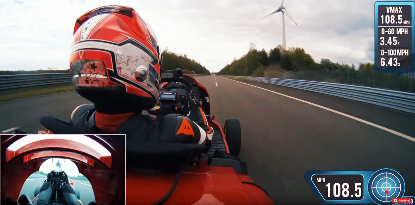 第一趟的成績為6.43秒