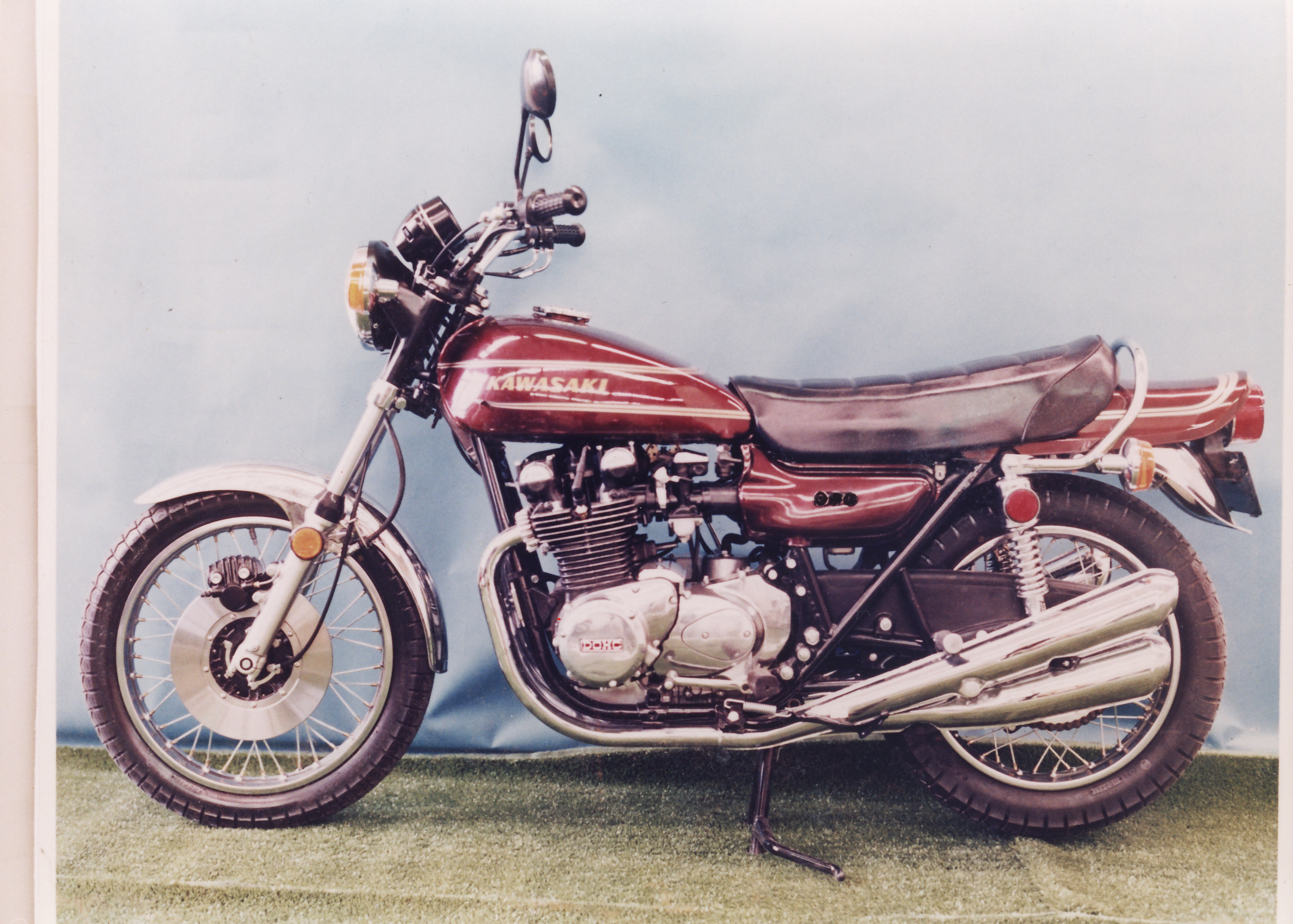 Z1 900原型車,風格與CB750 有明顯不同,這是從先前的市調中分析所得到的方向