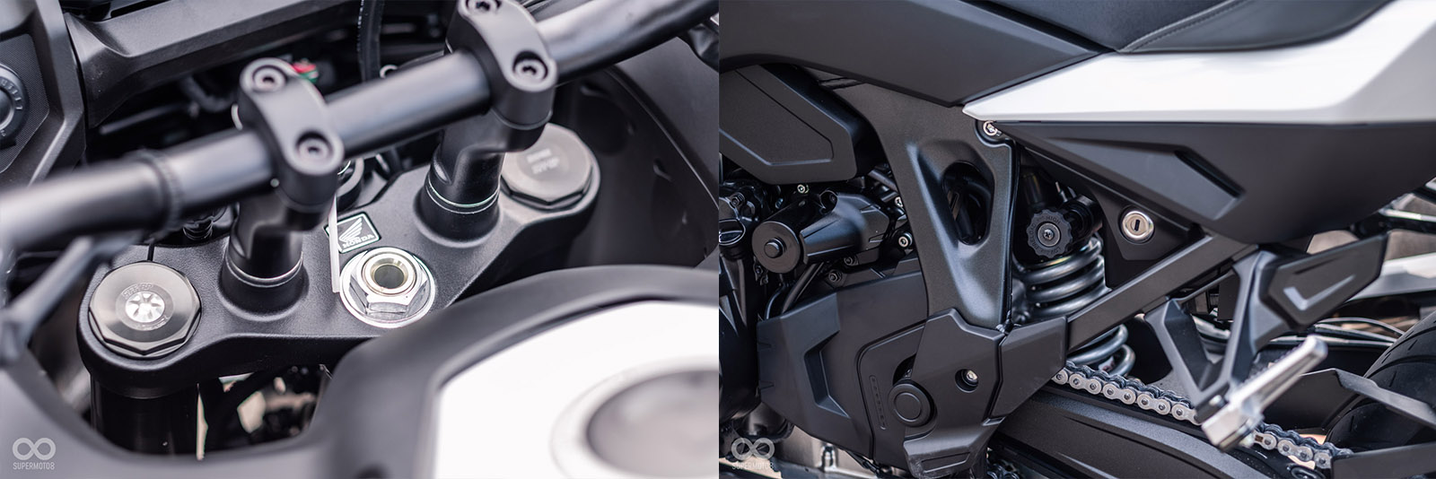 前後避震皆具有預載可調,