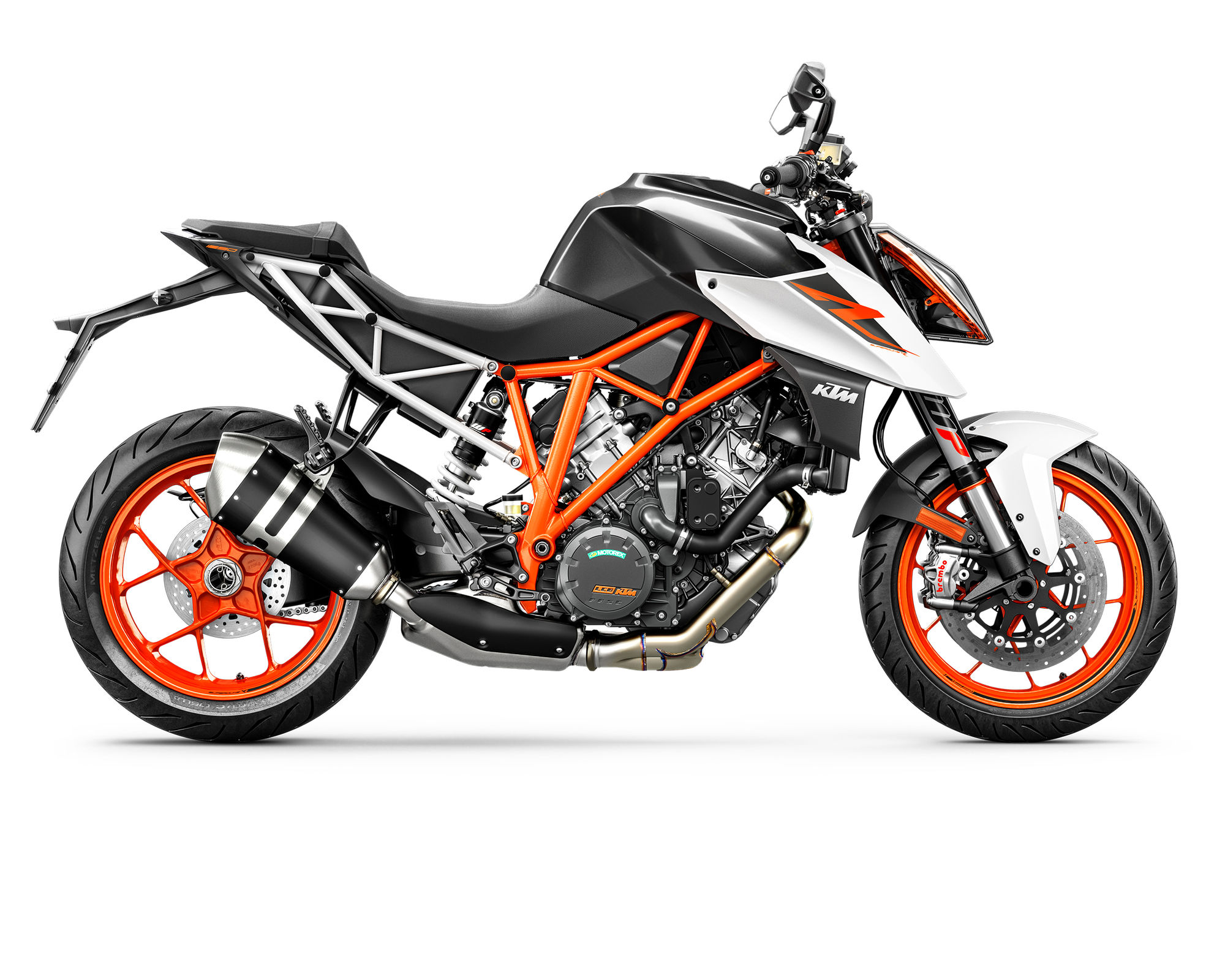 主車架與副車架的結構維持原來設計，倒是新款1290 Super Duke R後座下方的尾蓋大幅縮小，整組副車架幾乎完全裸露