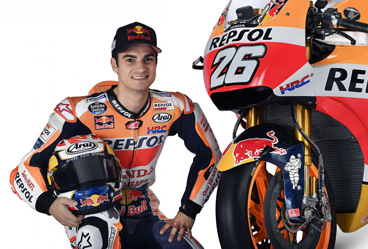 Dani Pedrosa一向都維持著風度翩翩的君子形象