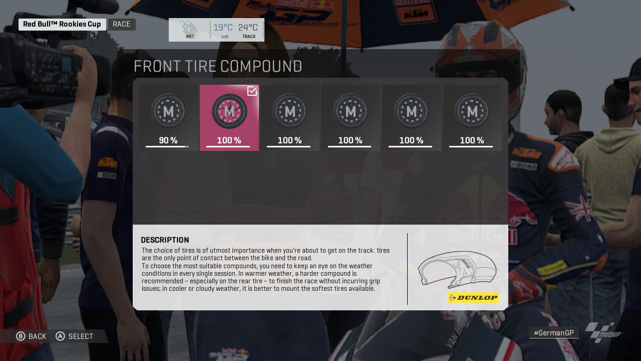 輪胎選擇以及使用數量是這次改版後很重要的一點。