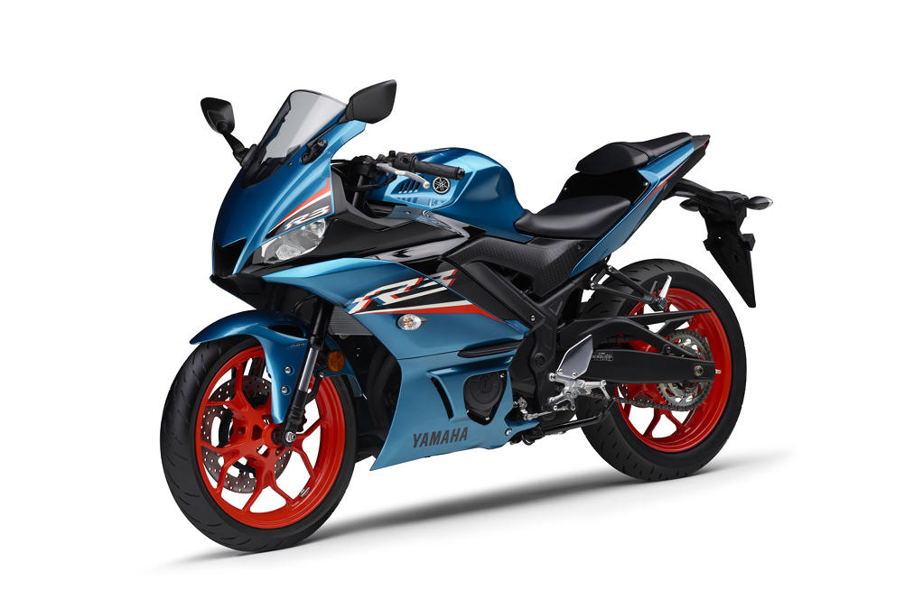 Yamaha YZF-R3在2021年推出Electric Teal 青色塗裝