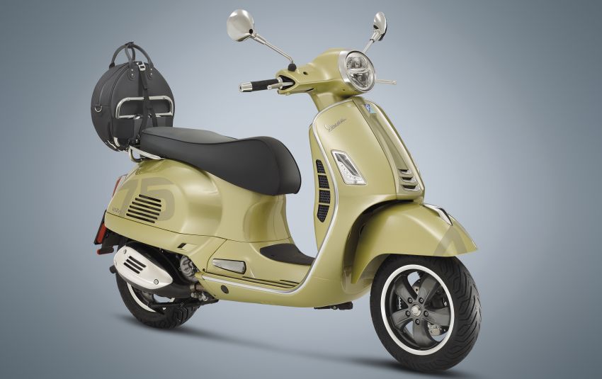 相對豐腴的 2021 Vespa GTS 75th Anniversary