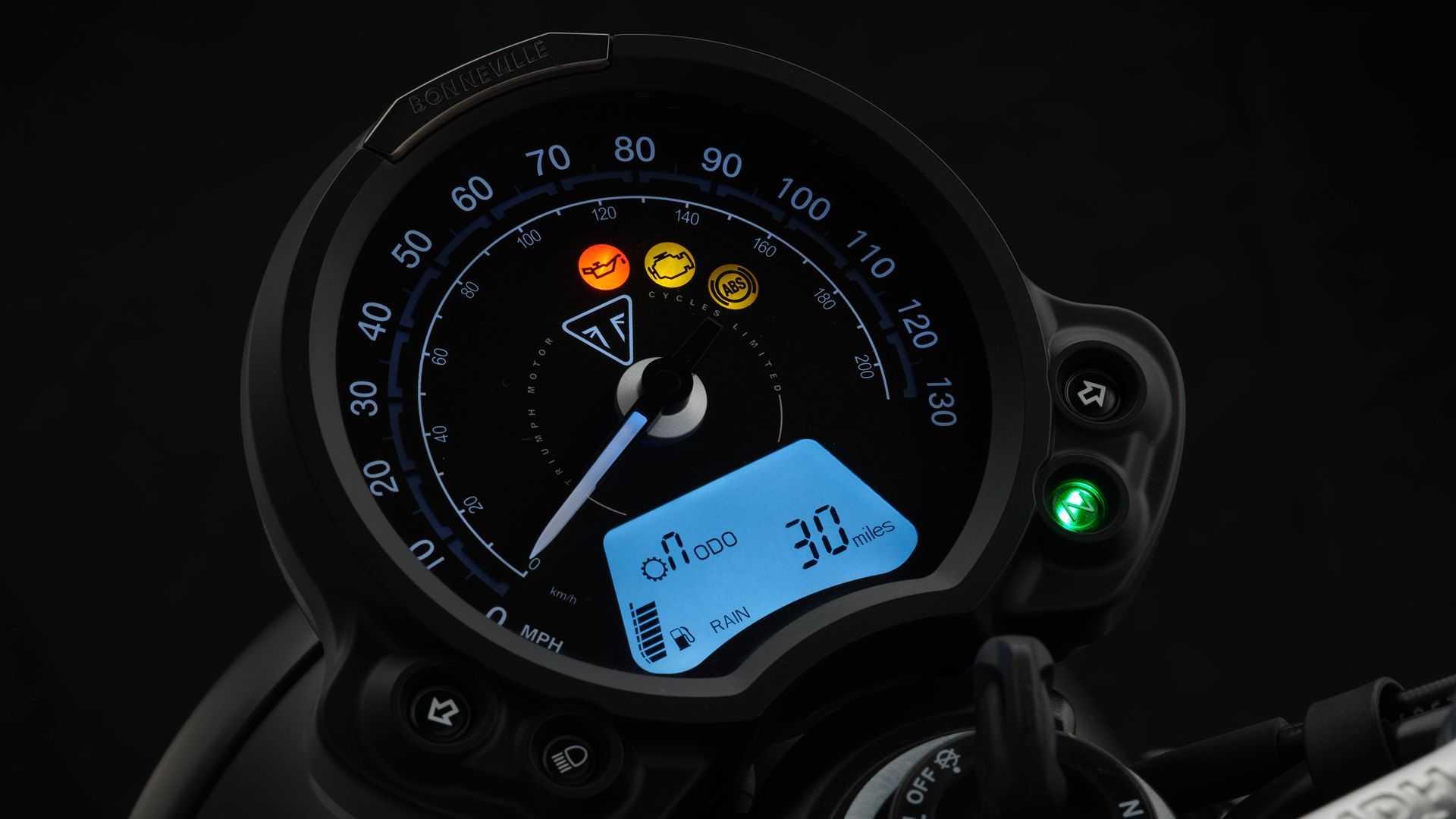 相當漂亮的Triumph儀表