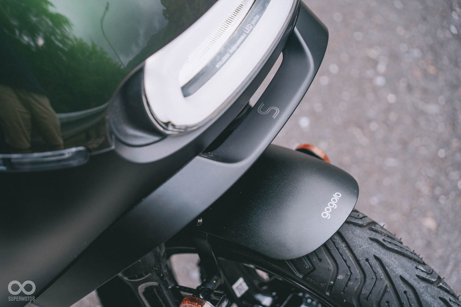 前土除、擾流空力套件上也都有GOGORO、S字樣點綴