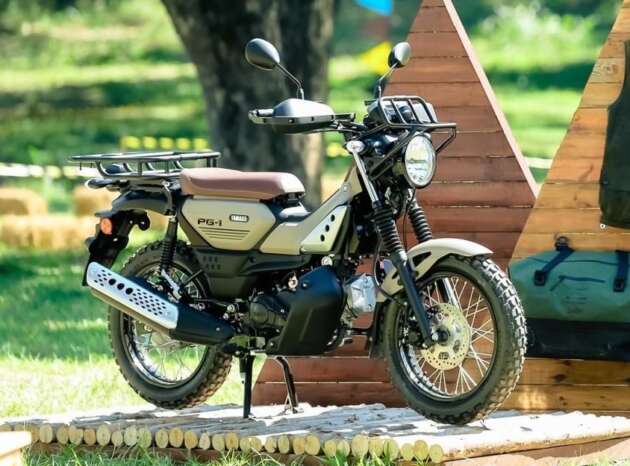 PG-1風格與CT125極為相似,但在車身細節上加入YAMAHA XSR家族的語彙