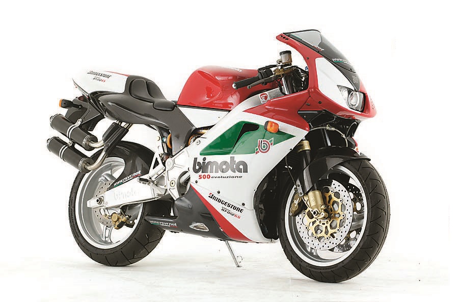 1997年推出的BIMOTA 500 V Due 是近代最後一輛市售二衝程高性能仿賽車,未上市就造成轟動,但BIMOTA 最後卻因此車而宣告倒閉,本次車誌將帶讀者了解其中的故事