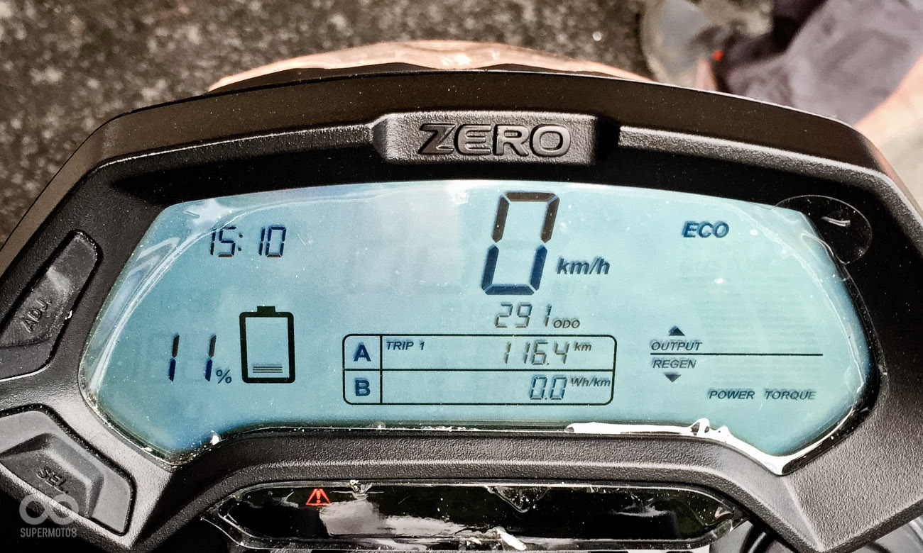 回到106山下的全家 這時已經跑112km 電池剩下11%
