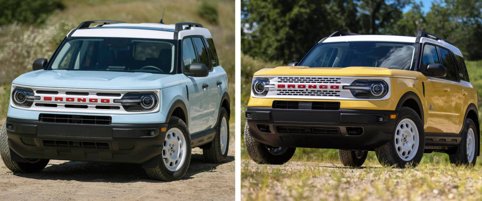 比照原始車型打造的Robin's Egg Blue和Yellowstone Metallic車色