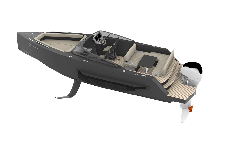 Iguana 和Caponnetto-Hueber共同註冊了船身下方的L型水翼設計