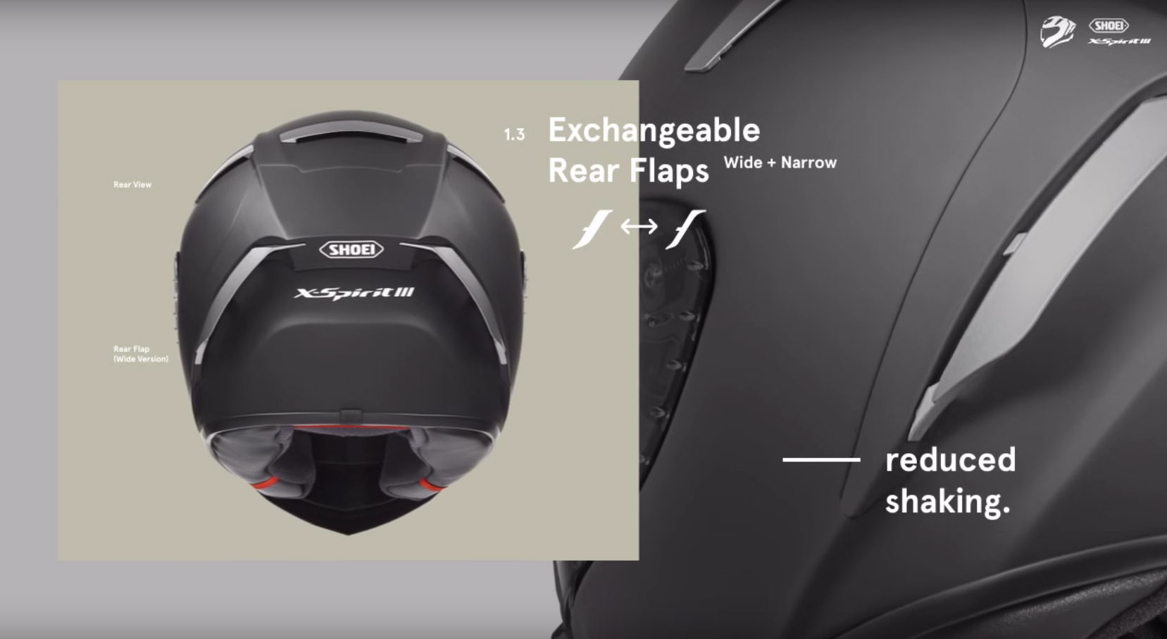 長短兩種摟空穩流翼片可供選擇,可爭對使用習慣搭配穩定效果。中空設計有效降低風壓下頭部轉向的阻力