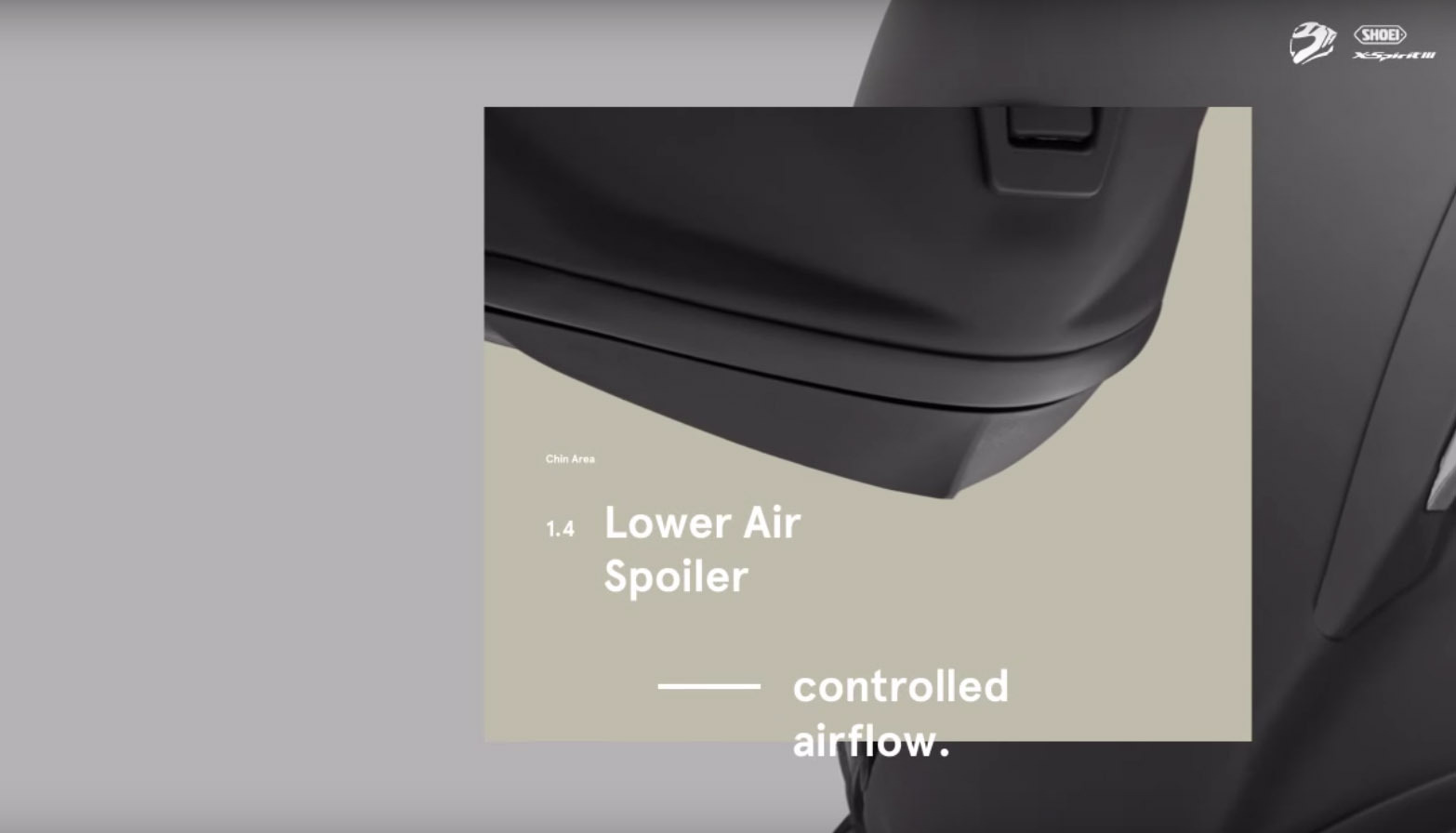 下巴導流設計,減少亂流由下方灌入帽中