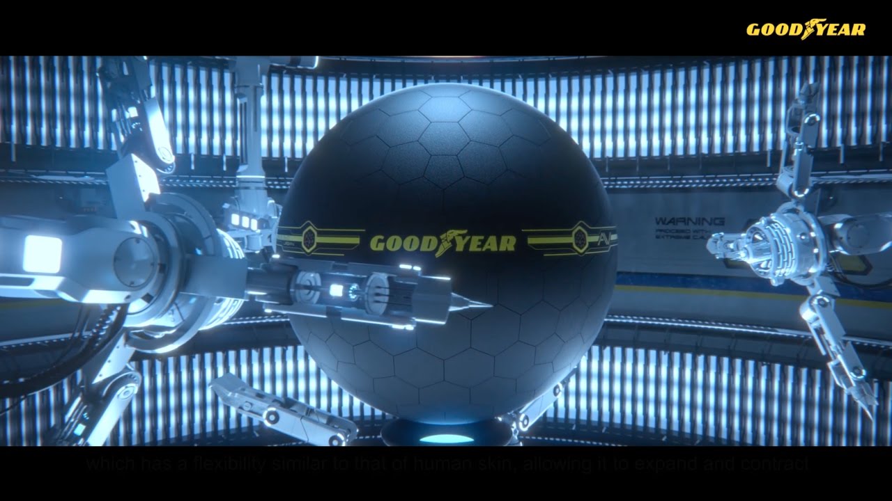 Goodyear Eagle 360球型輪胎利用「Magnetic Levitation」磁浮方式掛載