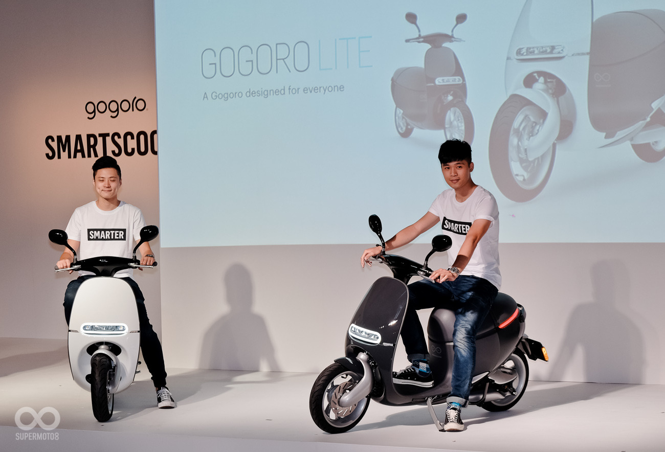 兩種配色的gogoro Lite 正式進場