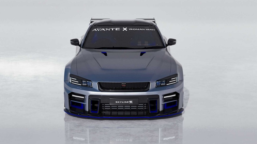 整個車頭造型看起來和GTR R34車系十分相似