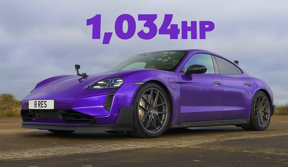 Porsche Taycan Turbo GT可以產生1,034hp的綜效馬力