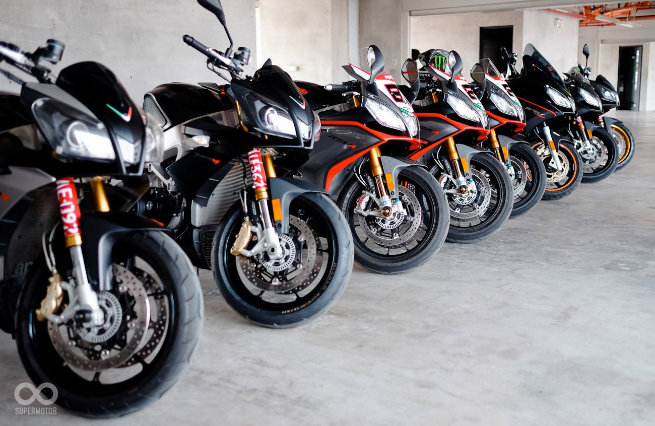 一些Aprilia車主們一同來到大鵬彎參加賽道體驗活動