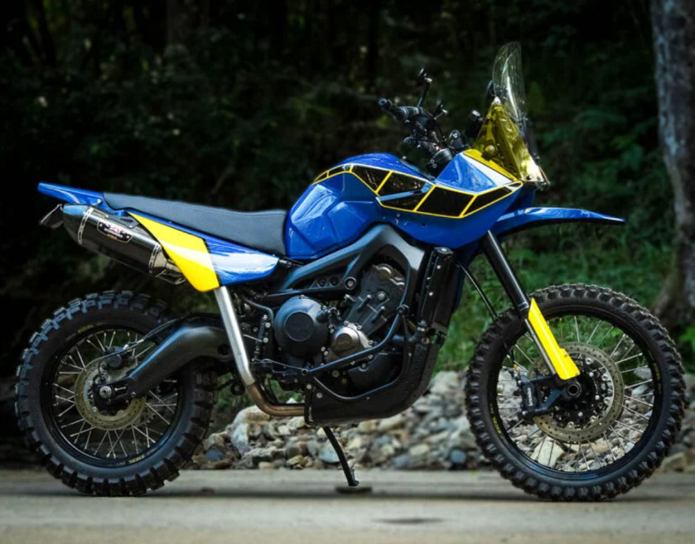 整輛車的騎乘姿進行了重新設計，讓她更適合ADV的冒險騎乘