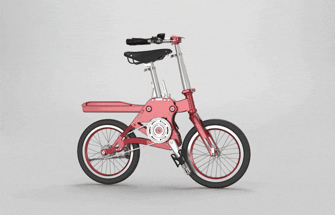 Bokyong Pop-cycle主打可以透過伸縮來便利收納