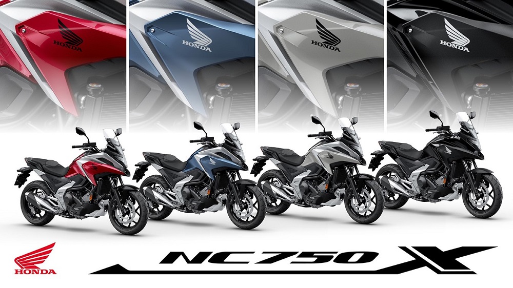 NC750X除了保留原有的黑色之外,推出了三款全新配色