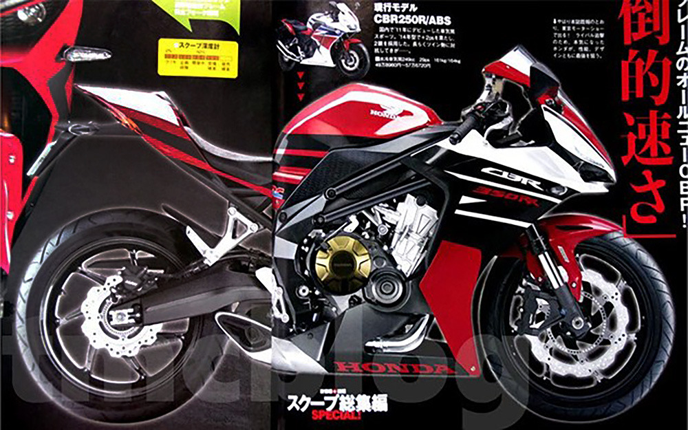 2016 HONDA CBR350RR 預想圖