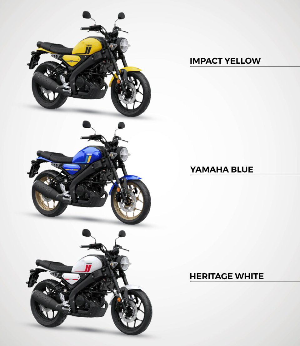 2023 Yamaha XSR125三種全新配色
