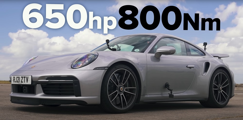 Porsche 911 Turbo S擁有650hp和800Nm的最大扭力輸出