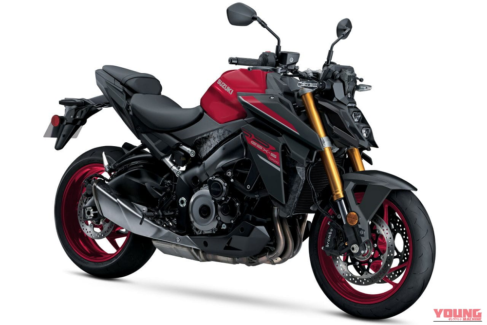 新年式的Suzuki GSX-S1000換上了新的紅色塗裝
