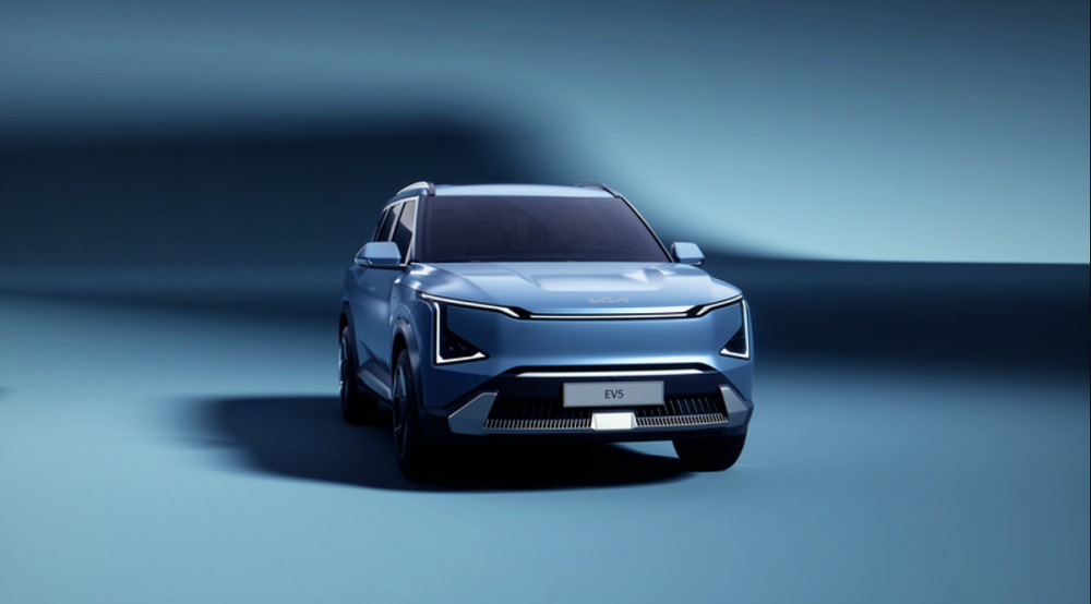 EV5的外觀承襲了EV9的「Opposites United」風格,說他是少一排的EV9也不為過