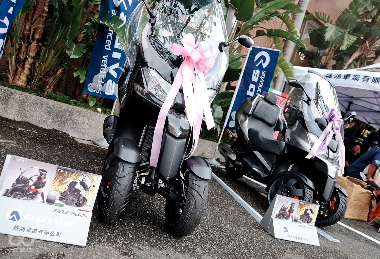 ADIVA AD3 也前來現場展示販售，建議售價：35萬元