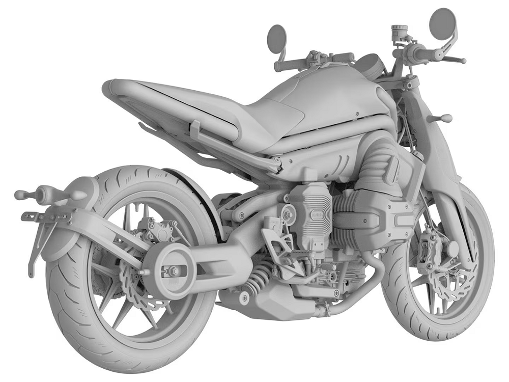 雖然專利圖上看起來他的體型很大，但他實際卻可能只有250c.c.的排氣量