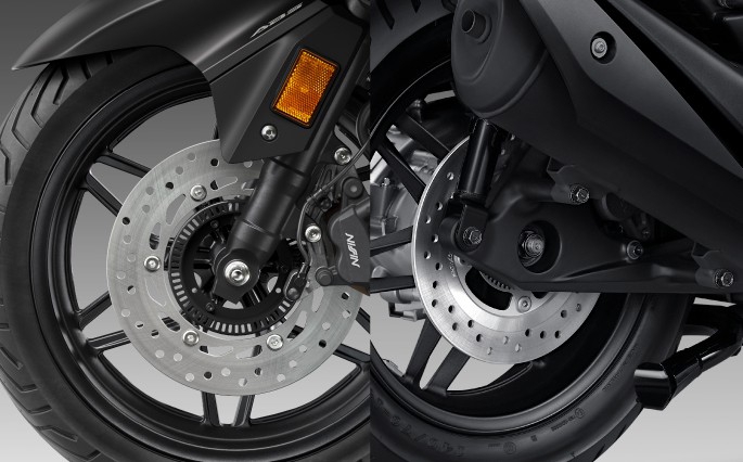 HONDA FORZA350則維持與現行款相同配置