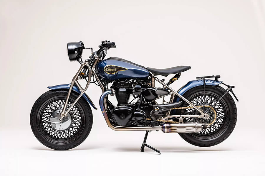 引擎使用KAWASAKI W800的773c.c.並列雙缸,營造絕佳復古感受