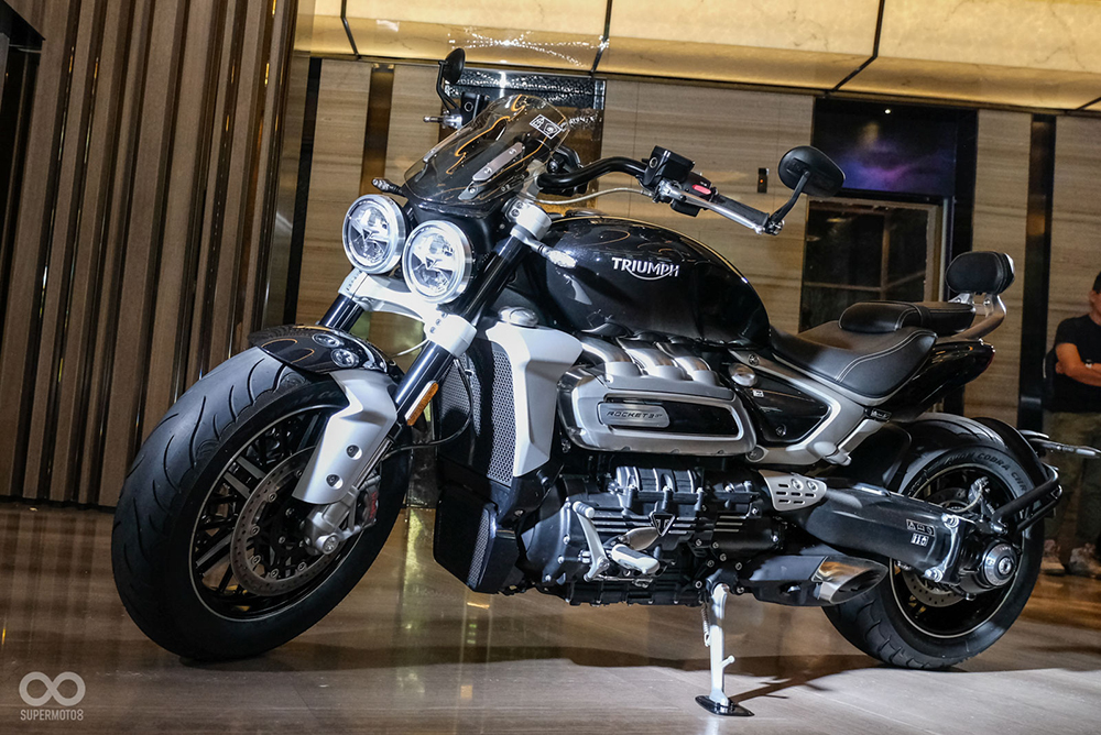 Triumph Rocket 3 GT主打「最大扭力的量產車」，最大馬力167PS、最大馬力221NM，堪稱「真·扭力大師」。
