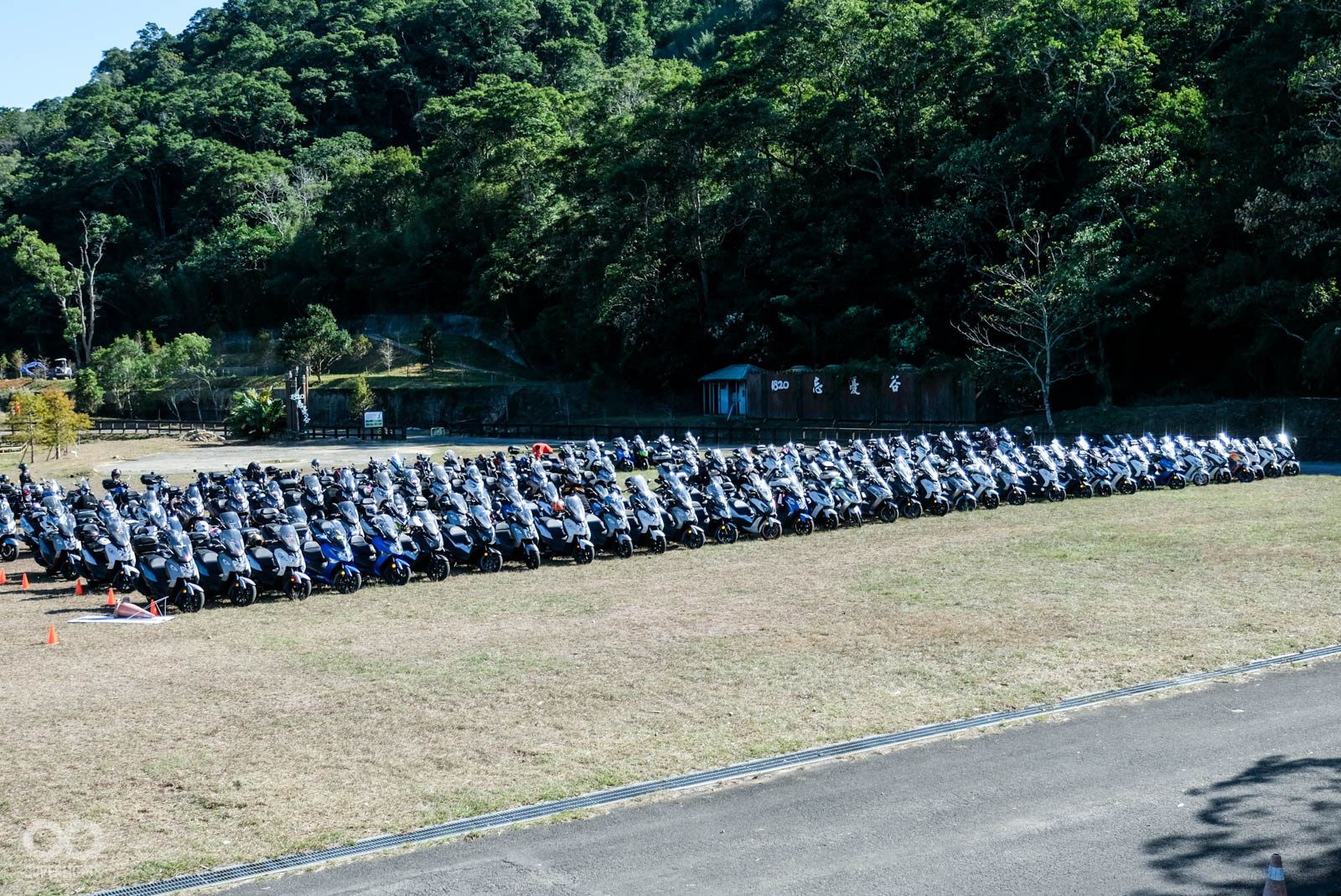 SYM重機大會師在苗栗西湖度假村舉辦,活動當日好天氣現場超級多車友齊聚