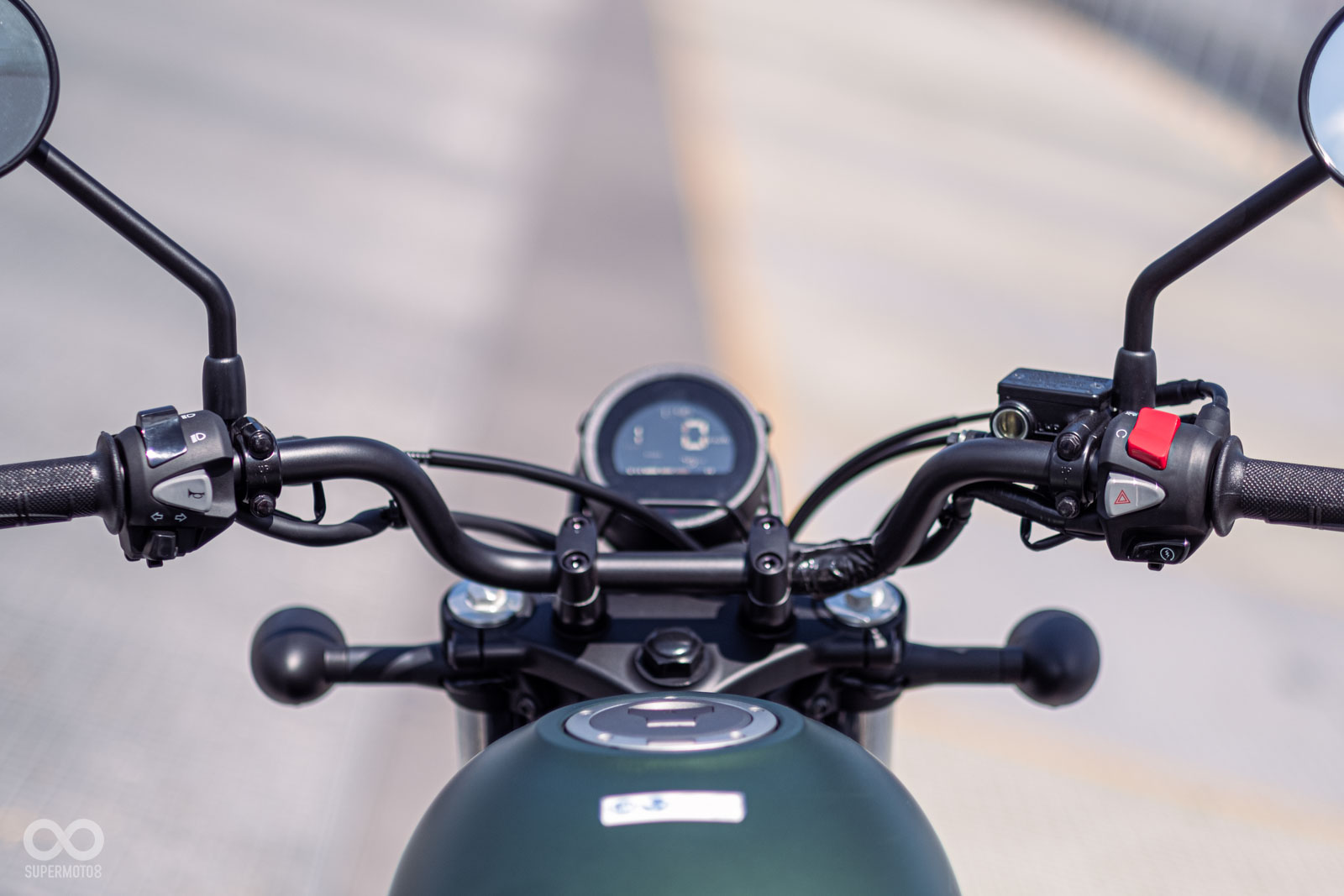 左右握把與其他Honda車款配置相同