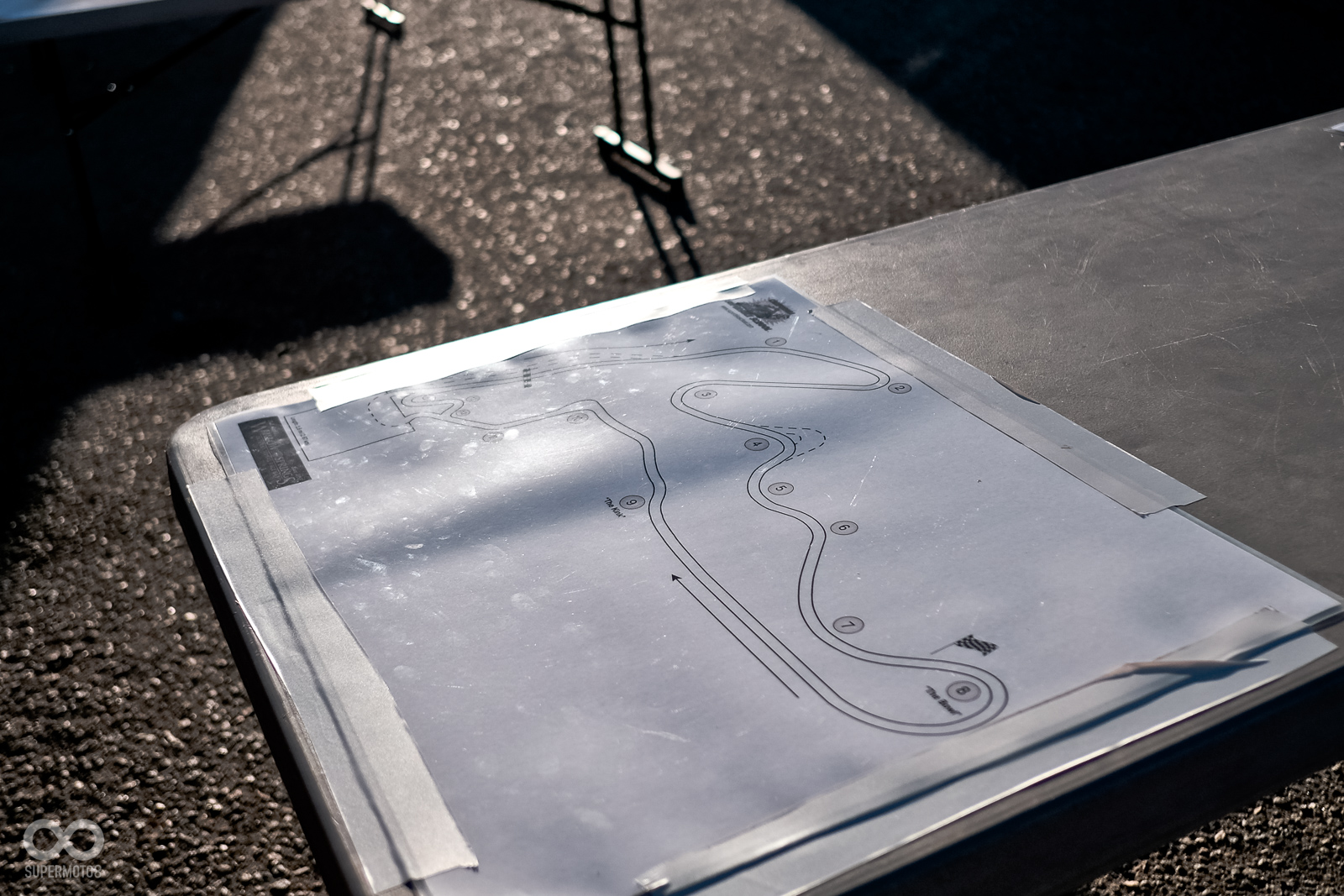 不管在哪一個場地,拿著賽道圖討論路線,是騎士必備的功課