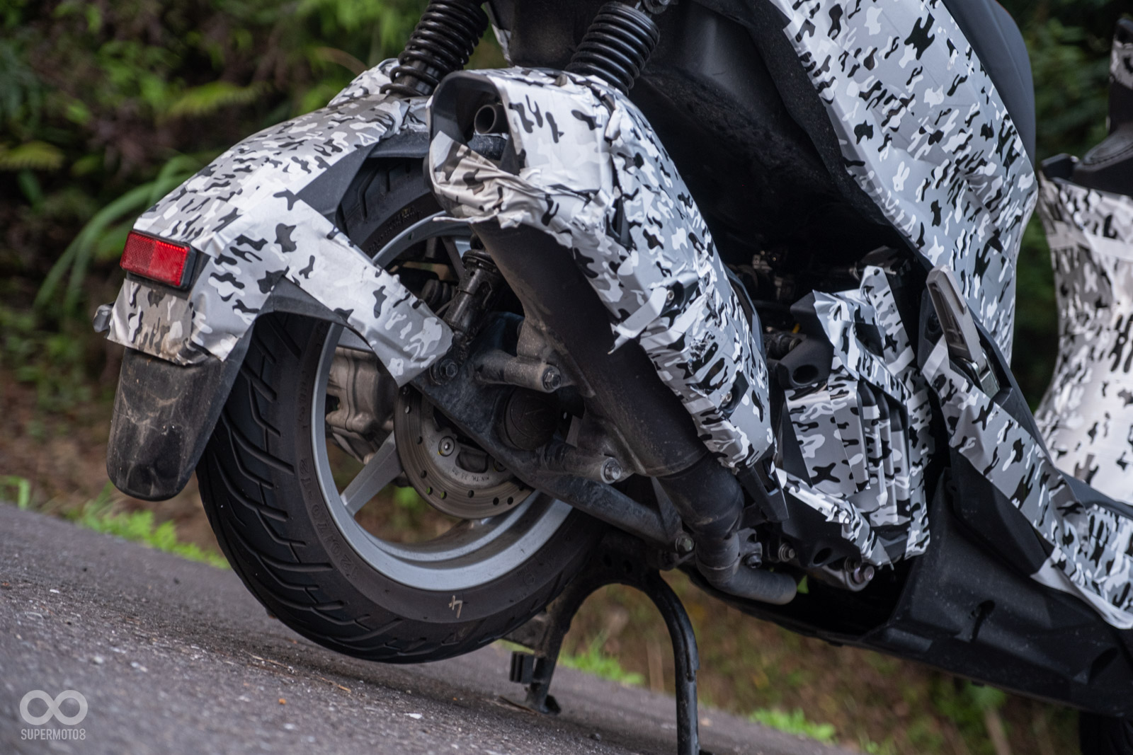 後土除面積相當大，最尾段疑似為可拆卸設計