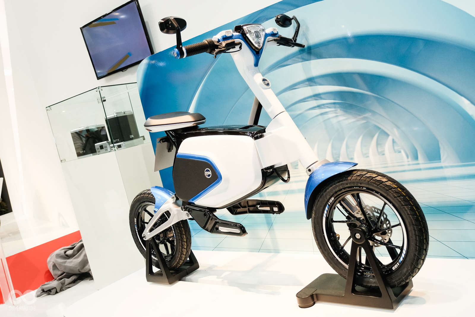 2018年米蘭車展，SYM在現場展示過電動概念車