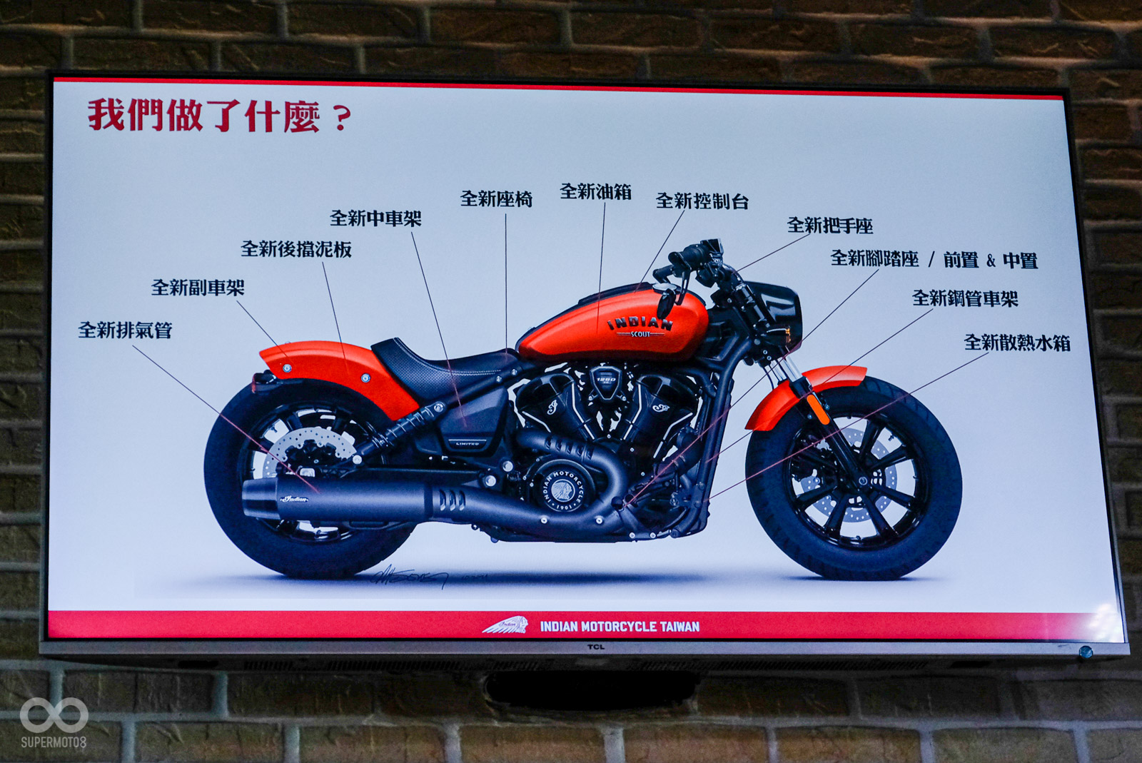 2025 Scout Family 採用全新車輛架構,帶給騎士現代化騎乘體驗。