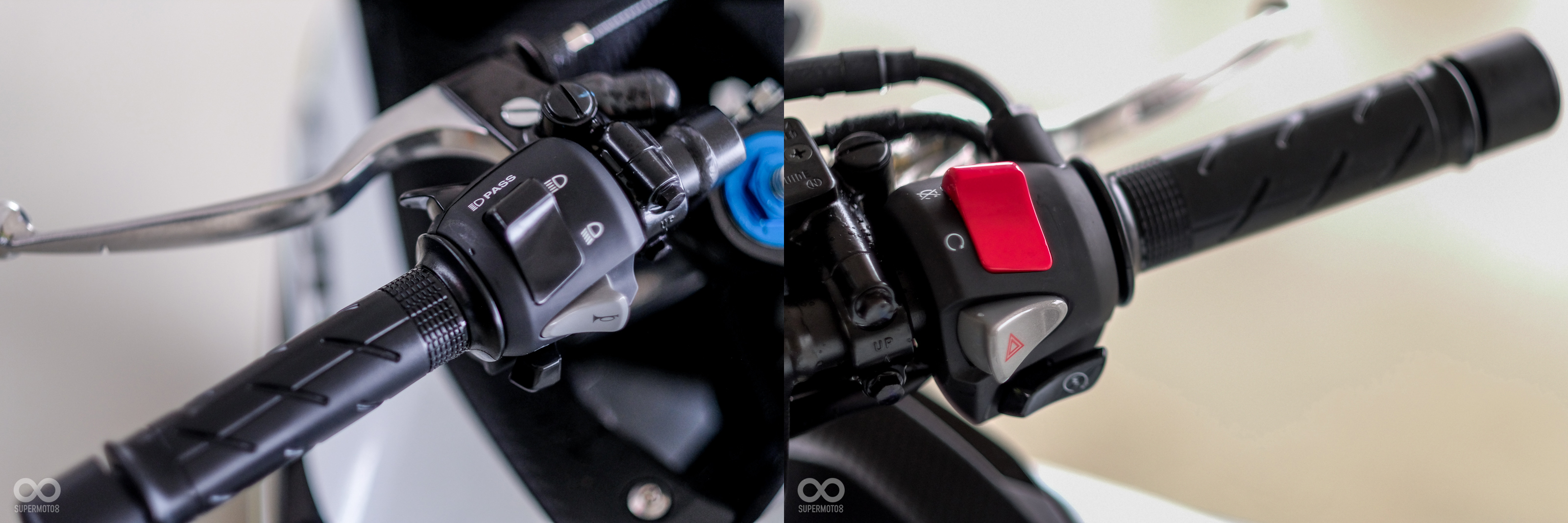 CBR500R左右手開關與先前的佈局相同