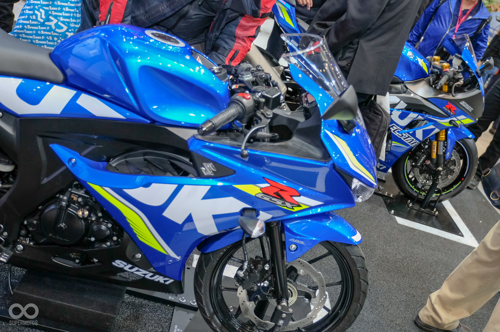 其他市售車例如V-STROM、GSX-R150也是展場中的熱門車款