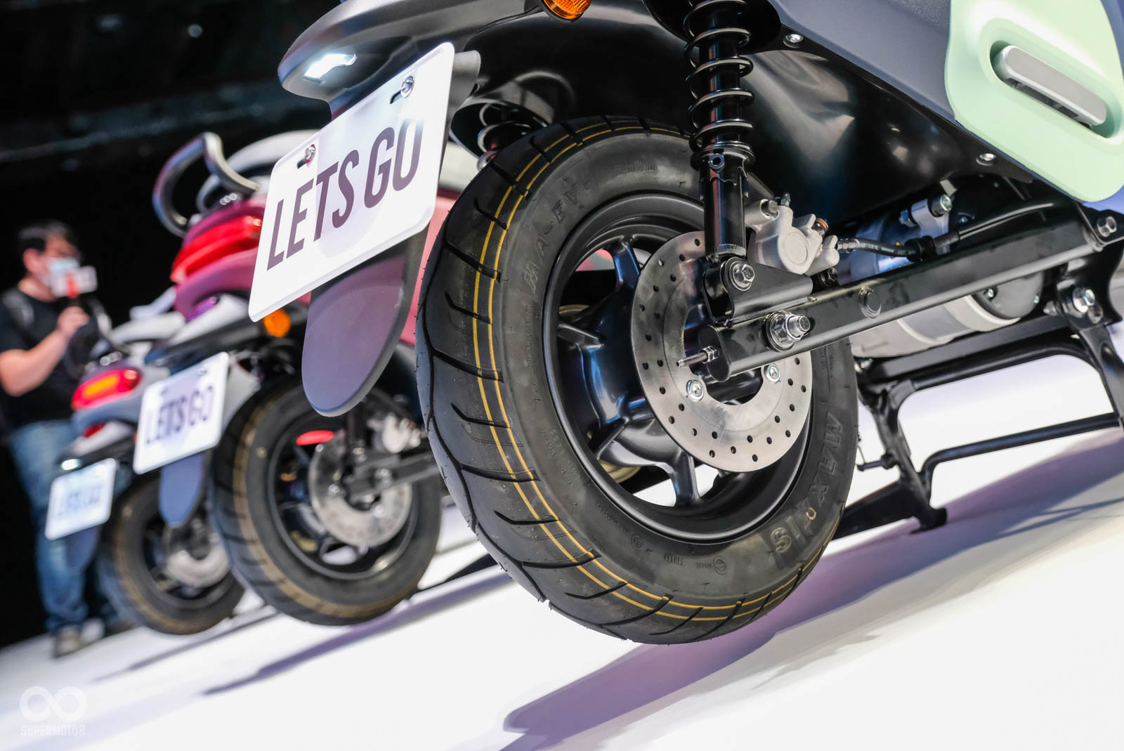 Gogoro與瑪吉斯合作開發的10吋電動車胎