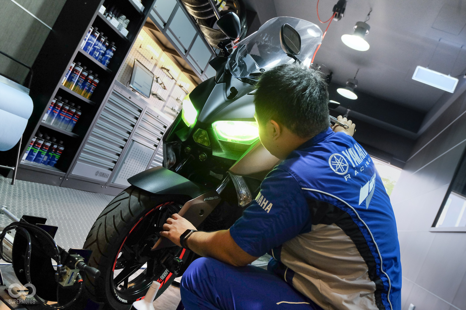 大燈角度的調整,也是歲末保養時的重點