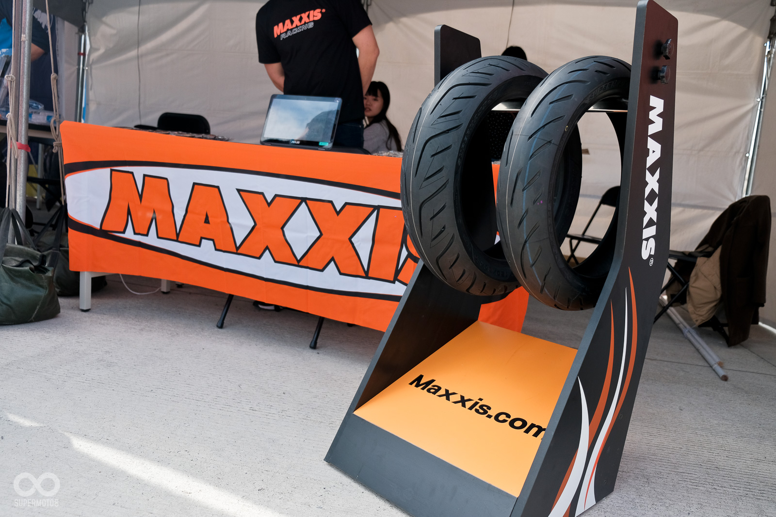 瑪吉斯輪胎也來到KCC的活動現場擺攤