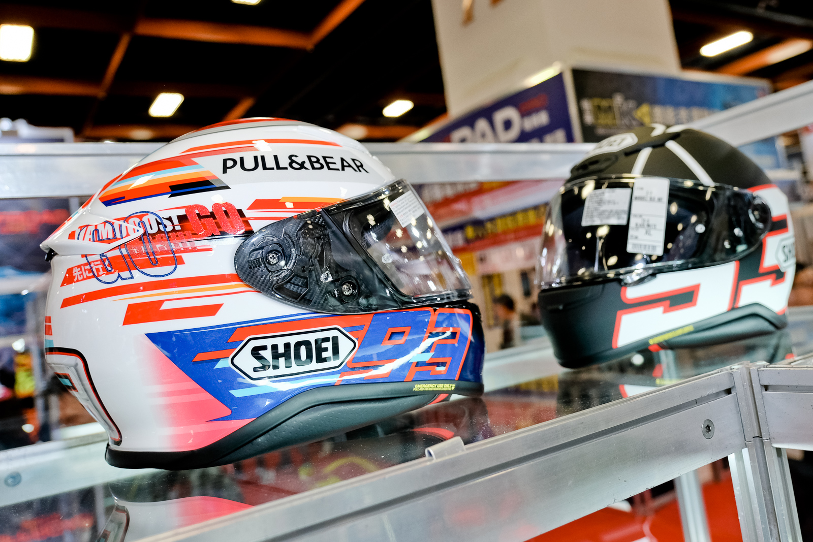 SHOEI入門全罩帽Z-7新花色也在現場展出