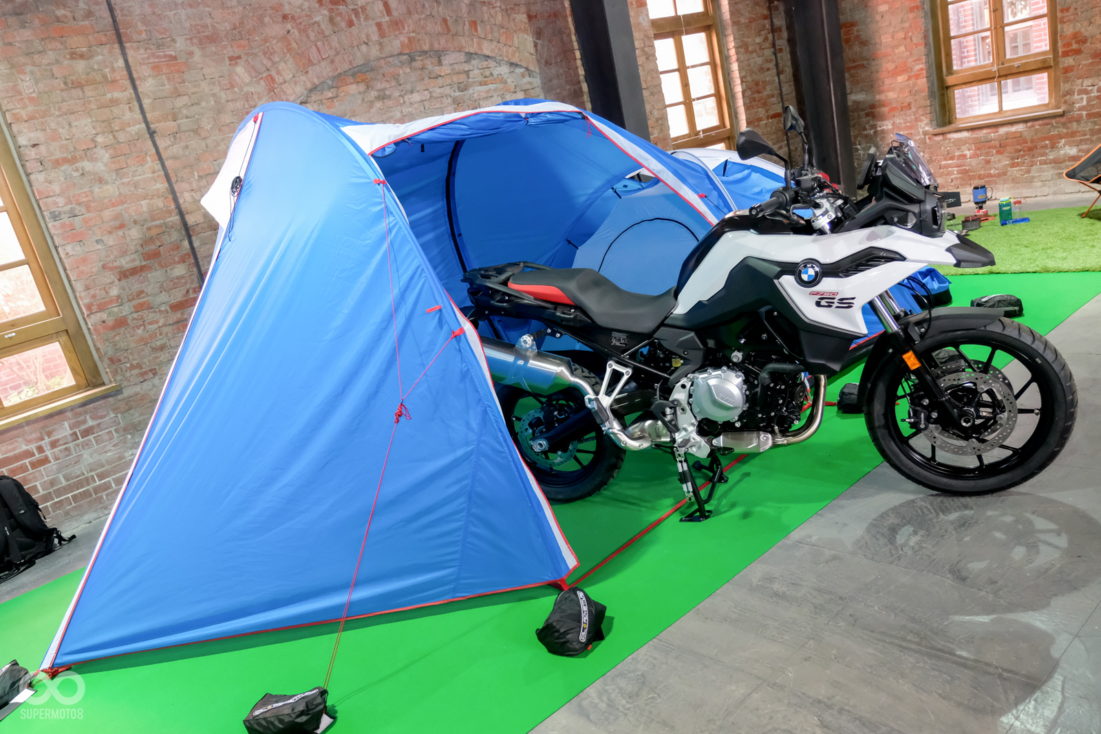 這次發表會BMW與DL Adventure合作,在現場展演了相當多的露營套件